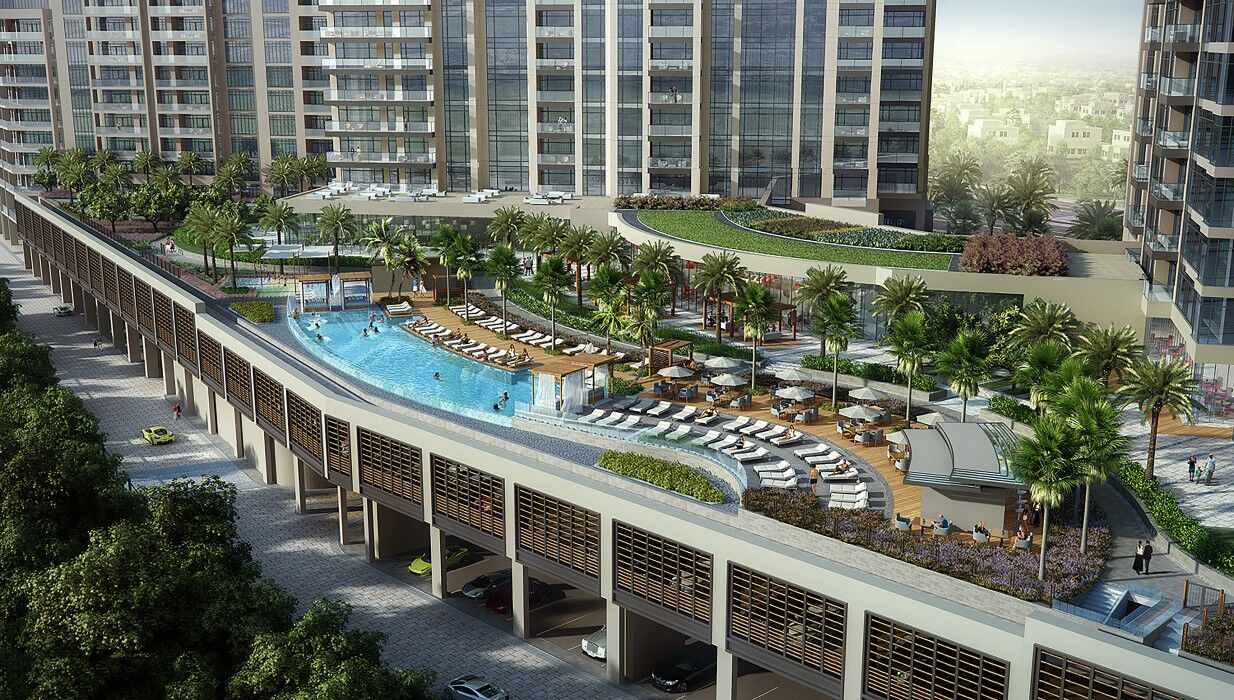 Hotel Vida Emirates Hills Dubai Esterno foto